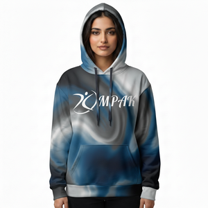Sweat à capuche unisexe surdimensionné de qualité supérieure pour l'hiver, avec impression intégrale brodée par sublimation, pour les collections streetwear tendance - Product Image 1