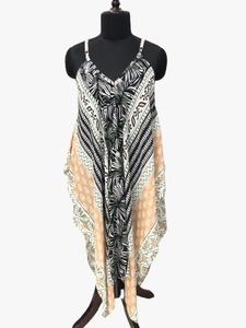 Vestido Moderno Premium de Verano para Mujer, Estilo Matisse Abstracto, Tejido, Cuello en V, Sin Mangas, con Cinturón, Mini, para Fiestas - Product Image 4