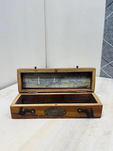 Telescopio de Latón Hecho a Mano Royal Caribbean Explorer of the Seas con Caja Redonda de Madera por OLD WORLD para ARTESANÍAS - Product Image 4