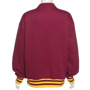 Chaqueta Varsity de Invierno Transpirable de Calidad Personalizada para Hombre y Mujer con Forro de Algodón - Product Image 3