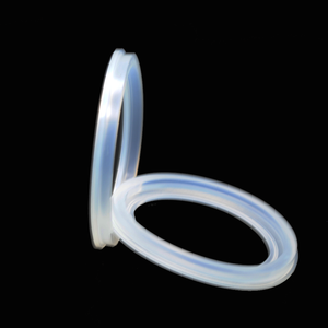 Joint d'étanchéité plat en caoutchouc silicone transparent sur mesure pour équipement alimentaire sanitaire - Product Image 2
