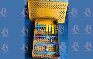 Système d'opération chirurgicale orthopédique BISONS TrimLine pour la colonne cervicale, kit réutilisable en acier inoxydable pour la colonne cervicale - Product Image 2