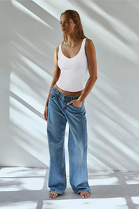 เสื้อกล้ามผู้หญิง แฟชั่นแบบมีซับในสองชั้น คอวี ทรงครอป สไตล์ลำลองสำหรับฤดูร้อน เหมาะสำหรับออกกำลังกายและใส่ออกไปข้างนอก - Product Image 6