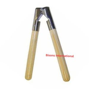 เครื่องมือผ่าตัดสัตว์ปศุสัตว์แบบสแตนเลสสตีลยี่ห้อ BISONS Wholesale Barnes Style พร้อมด้ามไม้ - Product Image 2
