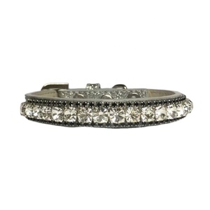 Collier pour chien en cuir de vachette sur mesure, luxe, qualité supérieure, avec décoration en rivets, toutes tailles disponibles, directement du fabricant - Product Image 1