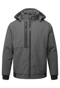 เสื้อแจ็คเก็ตกันลมคุณภาพสูงสำหรับผู้ชาย คอตั้ง ระบายอากาศได้ดี ผลิตจากผ้าโพลีเอสเตอร์/คอตตอน 100% - Product Image 6