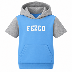 Camisetas Deportivas Juveniles con Capucha, Manga Corta, Ropa de Entrenamiento de Béisbol con Paneles en Contraste, Estilo Urbano y Fresco - Product Image 5