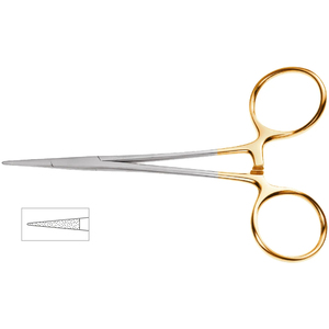 Portaagujas Tebbetts Ultra-Delicate Diamond Dust con mandíbula de carburo de tungsteno de 4-3/4″ para sutura, microcirugía, plástica, rinoplastia, Vaslcare - Product Image 1