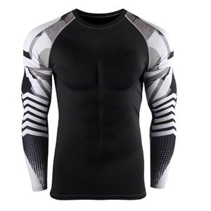 Camiseta de Protección Solar de Color Sólido a Precio Razonable, Impresión Digital Profesional, Diseño Personalizado, Material Transpirable, Camisetas de Protección Solar Personalizadas para Hombre - Product Image 1