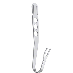 Retractor de Rodilla con Palanca Ósea HOHMANN, Curvo 180–240 mm, Punta en U Biselada, Elevador de Acero Inoxidable para Cirugía Ósea Ortopédica - Product Image 5