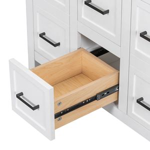 Mobile da Bagno Bianco da 36 Pollici Solo Mobile, Lavabo Non Incluso - Product Image 4