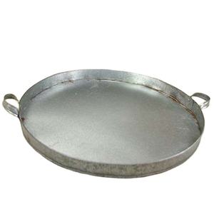 Bandeja de acero inoxidable de alta calidad para decoración de bodas, bandeja decorativa de Metal y plata para servir fruta, restaurante - Product Image 2