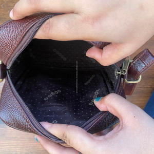 2024 New Personalized Wholesale Casual Custom Genuine Leather <b>Shoulder</b> <b>Bags</b> for <b>Men</b> Vintage <b>Crossbody</b> Small Luxury Messenger <b>Bag</b> - Product Image 5