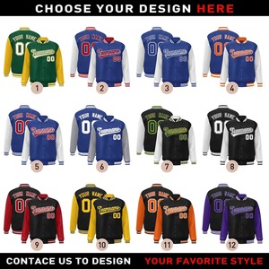 Wholesale Custom Stylish Chenille Embroidery Patched Genuine Full Sleeves Plain Baseball Plus Size Men's Varsity Jackets - Product Image 5