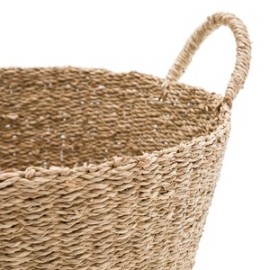 Cesta de paja tejida a mano, cesta de almacenamiento, venta al por mayor, ecológica, hecha en Vietnam - Product Image 4