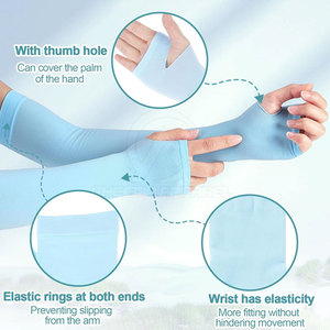 Mangas de brazo duraderas para deportes al aire libre, resistentes al sudor, elásticas, para correr, senderismo, ciclismo y entrenamiento físico - Product Image 3