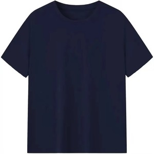 Camiseta de Trabajo Personalizable 2025 de Algodón Puro, Manga Corta, Cuello Redondo, con Logotipo Cultural, Apta para Comercio Transfronterizo, Tallas Grandes para Hombre - Product Image 3