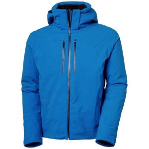 Chaqueta Softshell Azul para Hombre con Capucha, Bolsillos con Cremallera, Impermeable, para Invierno y Actividades al Aire Libre, Corte Regular - Product Image 1