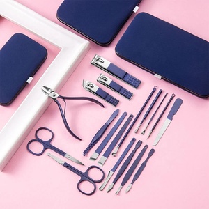 Golden Stainless Steel <b>Manicure</b> Pedicure <b>Kit</b> Includes Nail Cutters Clippers Scissors Straight Sharp Durable Comfortable Grip Eco - Product Image 6