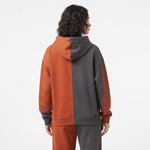 Streetwear Women's 100% Polyester Oversized Hoodie Color Block <b>Heart</b> Graphic Kangaroo Pocket <b>Sweatshirt</b> - Product Image 6