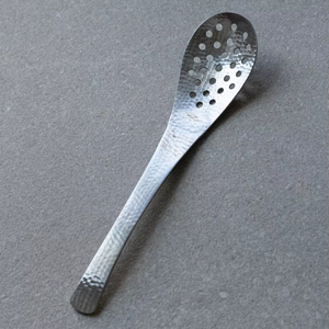 Nagomi Hammered Cutlery - Slotted <b>Serving</b> <b>Spoon</b> - Product Image 1