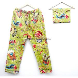 Conjunto de Pijama de Algodón 100% con Estampado Floral, Manga Larga, Cuello Redondo, Cintura Elástica, Pantalones Largos, Suave y Casual, Ropa de Verano para Mujer - Product Image 3