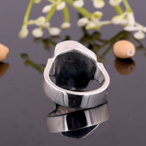 Anillo de Amatista Natural en Bruto, Plata de Ley 925, Anillo de Piedras Preciosas Hecho a Mano para Mujer, Joyería con Cristal Morado Natural - Product Image 3