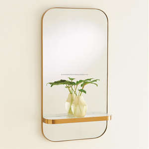 Elegant Round Bedroom <b>Mirror</b> in Metal with Customized Size Design Perfect for Stylish Wall Decoration Elegant Item - Product Image 5