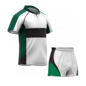 Tenues de rugby grande taille respirantes et confortables à manches courtes, imprimées, pour le football, qualité durable, design personnalisé 100% - Product Image 6