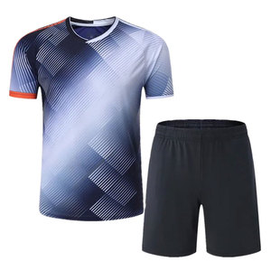 High Quality Breathable Solid Color <b>Badminton</b> Uniform Customized Colors Unisex Team Wear - Product Image 1