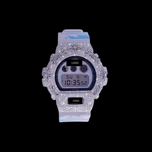 Luxury Diamond <b>Watch</b> <b>For</b> Mens VVS Moissanite iced out Thorns Diamond <b>Watch</b> HipHop Trendy Style Diamond <b>Watch</b> in Lowest Price - Product Image 1