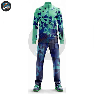 Sublimation Adult Men's Track Suit <b>White</b> And Blue Color Zipper Up Plus Size Sublimation <b>Tracksuits</b> For Adult Men's - Product Image 6