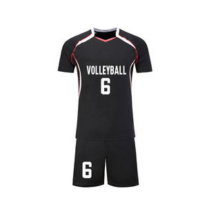 Custom Men's <b>Volleyball</b> Team Uniform Jersey Shorts <b>Set</b> Sublimation Printed Front Quick Dry 100% Polyester Elastic Waist - Product Image 2