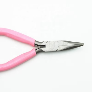 Pink <b>Mini</b> Jewelry Pliers Stainless Steel Precision Wire Cutters DIY Craft <b>Tools</b> for Necklace Pendant Making Custom <b>Tools</b> - Product Image 5