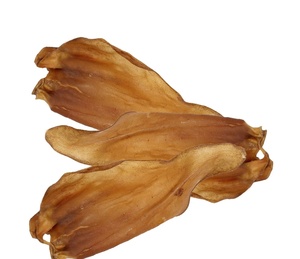 Eco-Friendly Buffalo Hairless Ears High-Protein Chew Treats Handmade Natural Shape Dogs-<b>Puppy</b> Health Carton <b>Pack</b> Single - Product Image 3