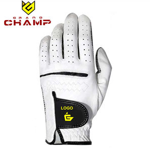 قفازات جولف للبالغين من الجنسين قابلة للتخصيص مع إغلاق بخطاف وحلقة، مضادة للانزلاق، مصنوعة من جلد الغنم الأصلي بأداء ممتاز وبسعر الجملة - Product Image 3