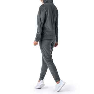 Custom Logo & Color Velvet Lightweight Winter Casual Regular Size Elastic Waist Two Piece Breathable Tracksuit For Unisex - Product Image 5