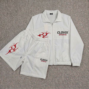 Conjunto de Chaqueta y Pantalones Cortavientos de Moda para Hombre, Traje Deportivo Ligero para Correr y Entrenar al Aire Libre, Cortavientos Deportivo Personalizado - Product Image 2