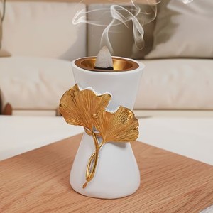Luxury White Resin <b>Bakhoor</b> Burner Mabkhara Arabic <b>Oud</b> Incense Burner Home Fragrance Decor - Product Image 1