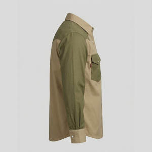 Camisa de Trabajo Resistente al Fuego para Hombre, Ligera, con Botones, Retardante de Fuego NFPA, Repelente al Aceite, Ropa de Trabajo Protectora - Product Image 4