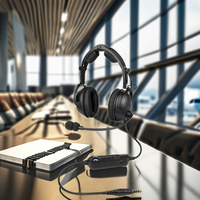 Casque d'aviation Raytalk PH-600A, casque pour pilote, prise unique, Bluetooth, antibruit