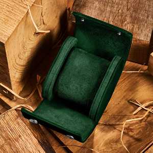 Estuche de Alta Calidad para Reloj de Una Sola Pieza, Hecho a Mano con Cuero Genuino de Vaca de Grano Completo, Estuche de Almacenamiento Duradero para Hombre, Ideal para Regalo - Product Image 4