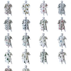 Hand Block Printed <b>Waffle</b> Cotton Luxury Bath <b>Towel</b> Robe Soft Absorbent Floral Design Eco Friendly Breathable Quick Dry Home - Product Image 3