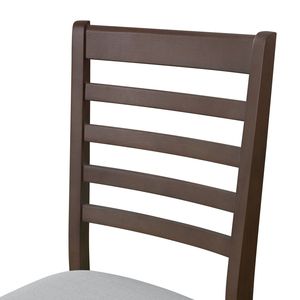 Tavolo da pranzo allungabile in 7 pezzi 18 \ "Move Leaf 78 \" tavolo da cucina in legno rustico 6 sedie imbottite Set sala da pranzo - Product Image 6