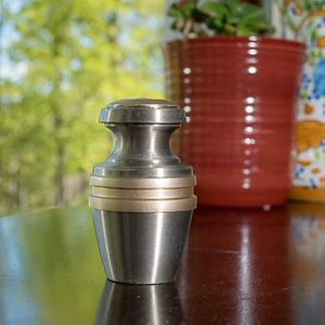 Elegant Cremation Urn for Ashes Decorative <b>Memorial</b> <b>Keepsake</b> Urn for Human Ashes - Product Image 4