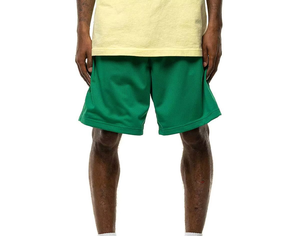 ซื้อเลย กางเกงวิ่งผู้ชายผ้าโพลีเอสเตอร์ตาข่าย OEM ขายส่ง กางเกงฟิตเนสระบายอากาศ กางเกงตาข่ายเรียบ น้ำหนักเบา ระบายอากาศได้ดี - Product Image 3