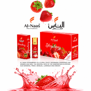 AL NAAS Perfume Unisex en Roll-On de Fresa 6 ML Sin Alcohol, Fragancia Frutal Dulce de Larga Duración, Perfume de Viaje para Hombres y Mujeres - Product Image 3