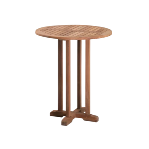 Table basse ronde écologique en bois de teck naturel, design moderne, prix de gros - Product Image 1