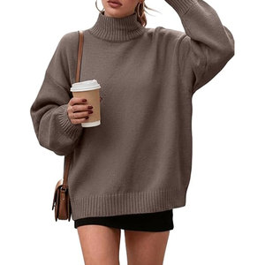 Sudadera de Moda para Mujer con Cuello Alto, de Algodón, Manga Larga, Personalizada, Deportiva, para Gimnasio, Entrenamiento, Casual, Ropa de Calle, Abrigo Cálido - Product Image 1