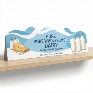 Exhibidor de PVC para Estantes de Supermercado, Libre de BPA, para Publicidad de Productos, Cartel Promocional para Minoristas - Product Image 3